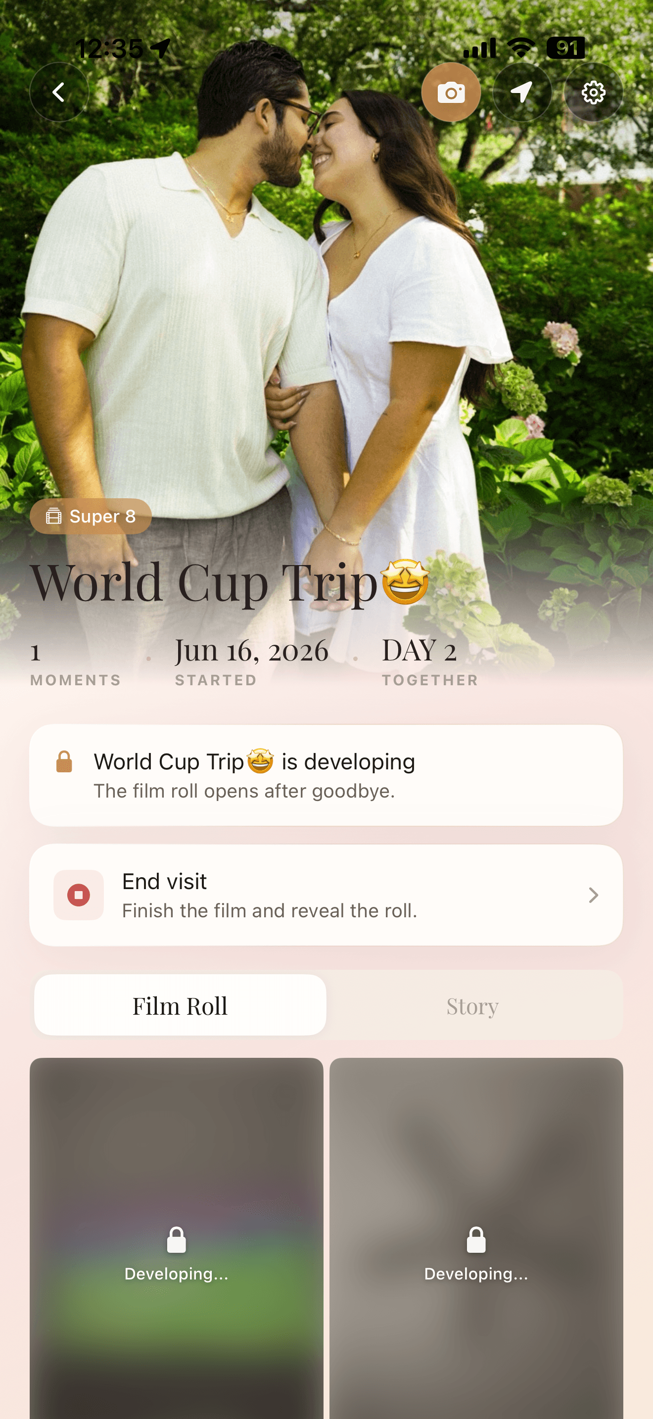 Active CloserTo visit film roll developing after goodbye