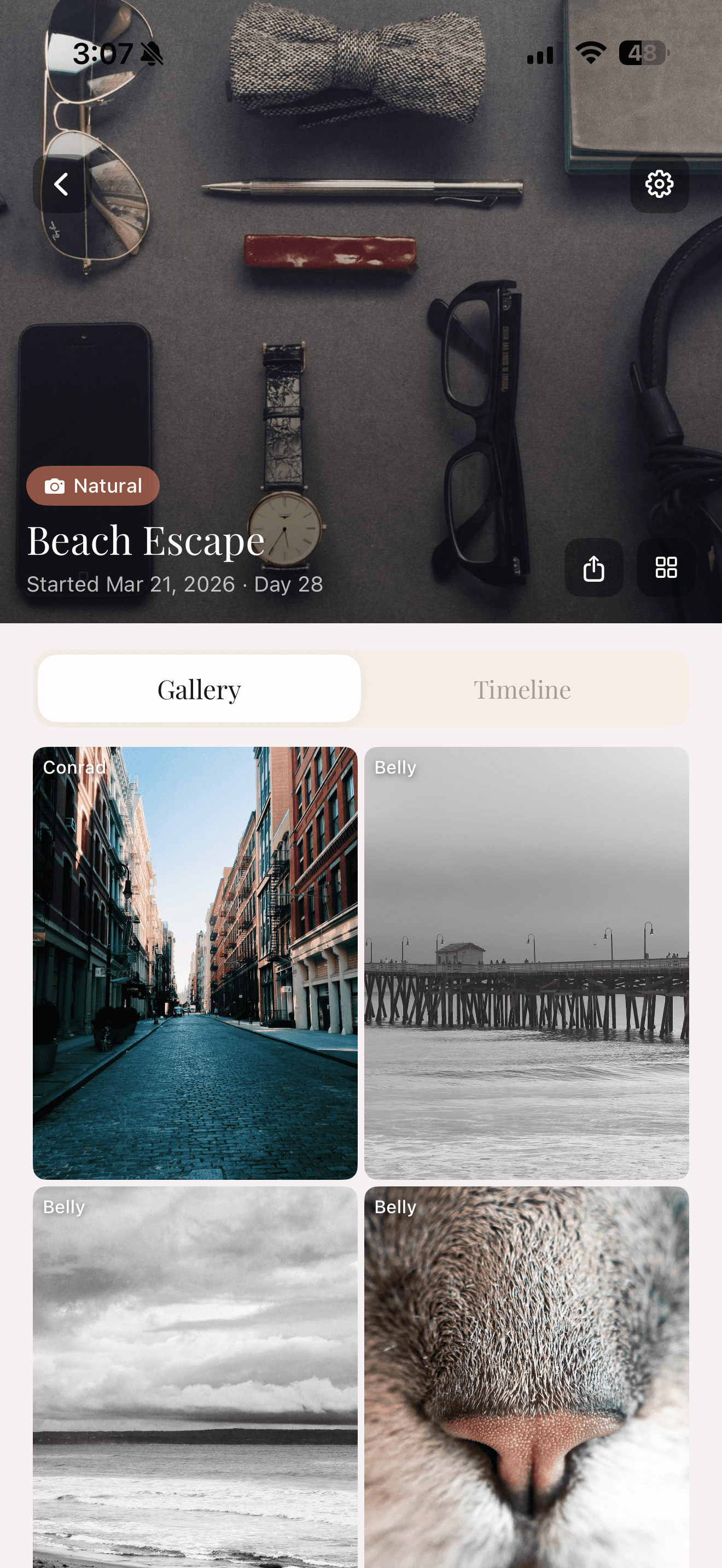 Visit Moments feature
