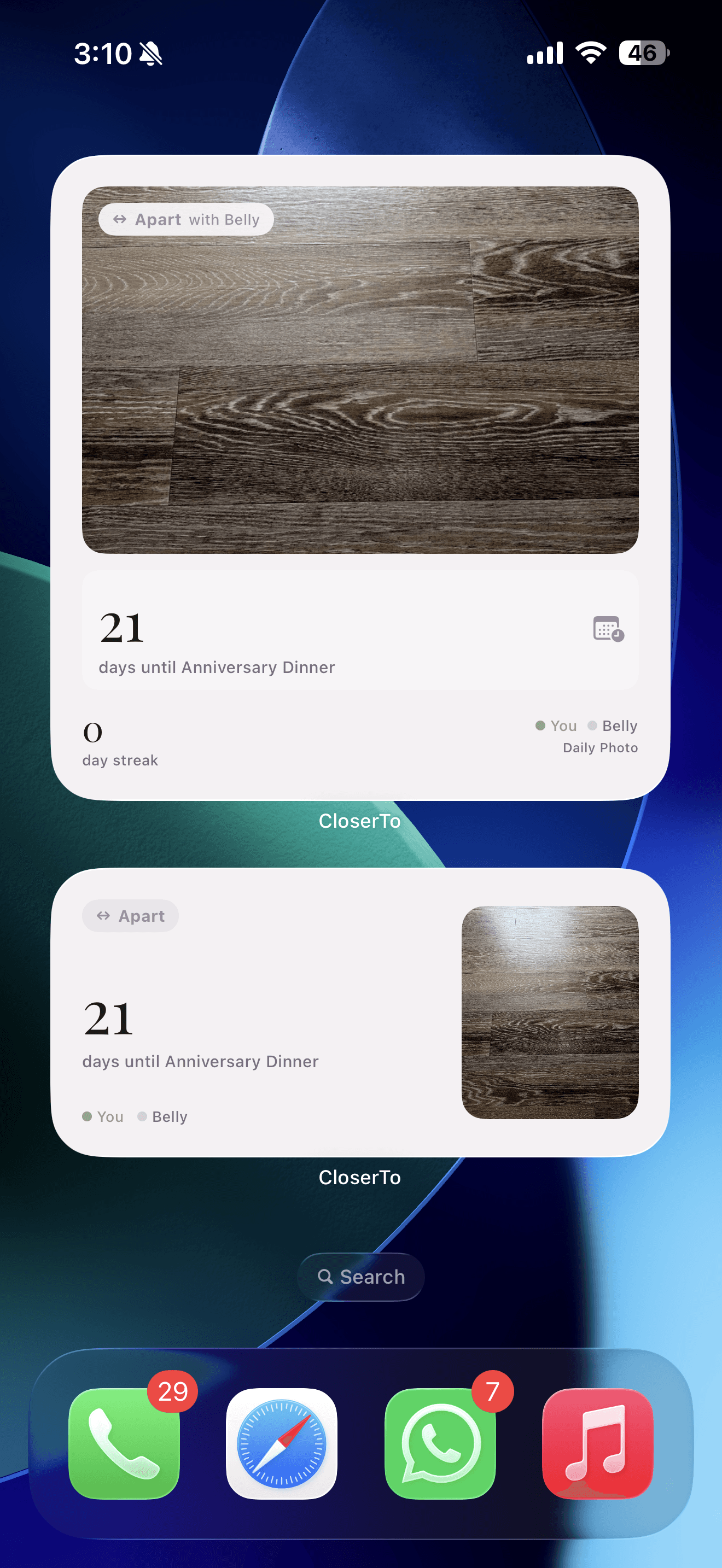 Daily Photo Widget preview